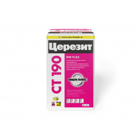 Церезит CT 190 штукатурно-клеевая смесь для системы теплоизоляции фасадов на минеральной вате 